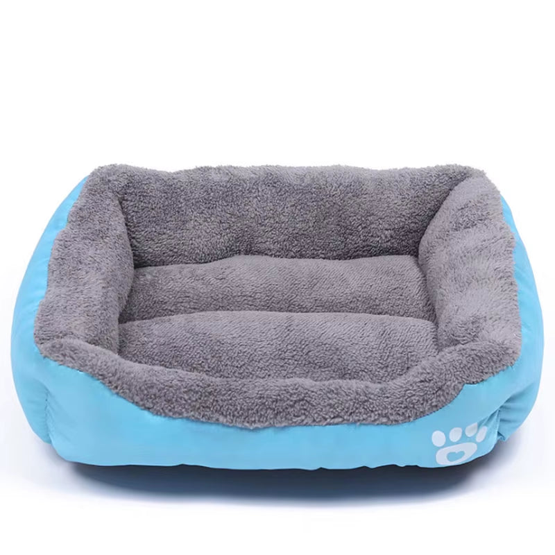 Large Pet Cat Dog Bed Warm Cozy Dog House Soft Fleece Nest Dog Baskets House Mat Autumn Winter Waterproof Kennel