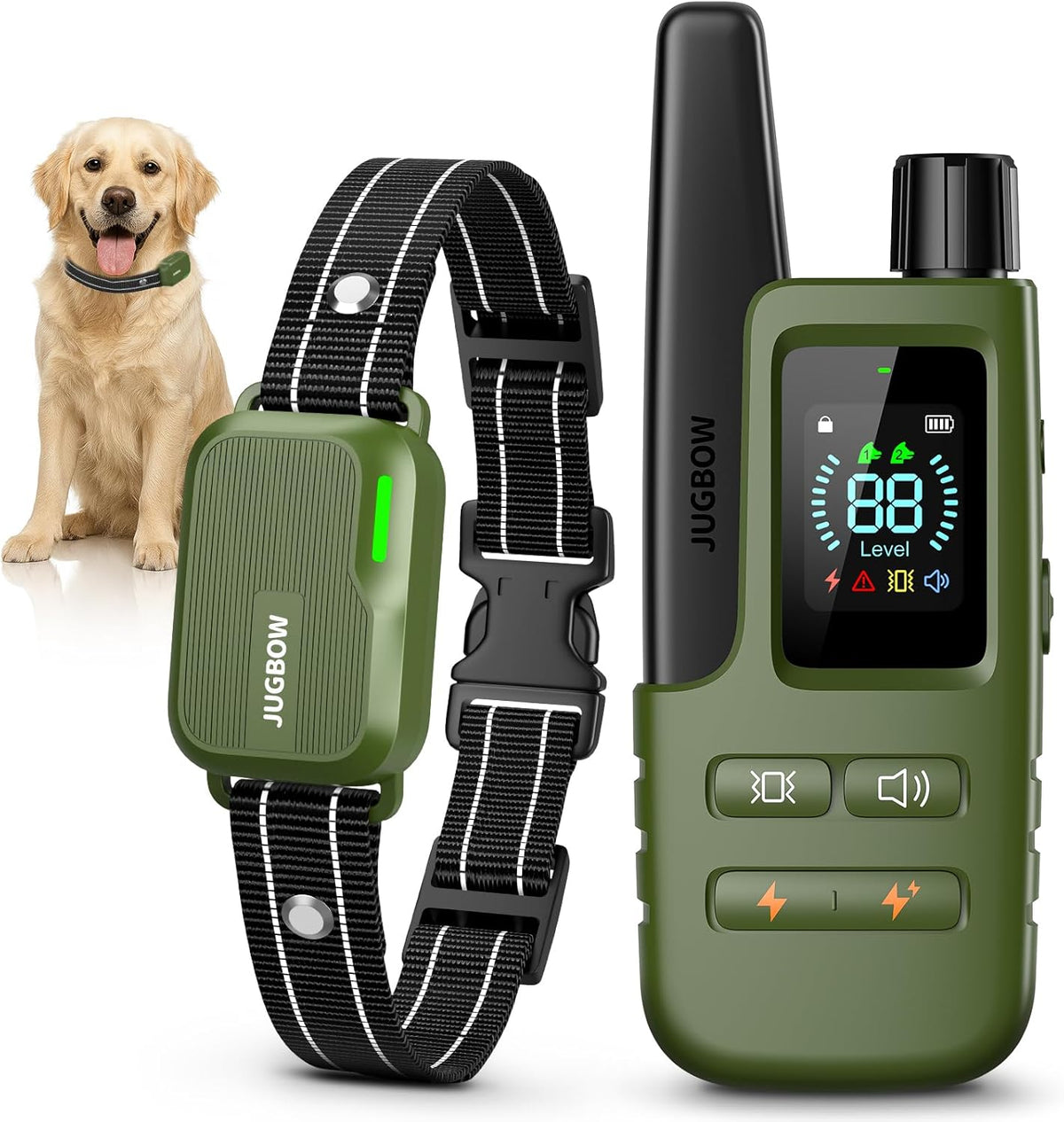 Dog Shock Collar - 4500FT Dog Training Collar with Remote for 10-120Lbs Dog