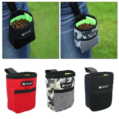 Pet Dog Waist Bag Reward Snack Pocket Puppy Training Treat Bait Obedience Agility Food Pouch - Pet Feeding Pocket Snack Bag
