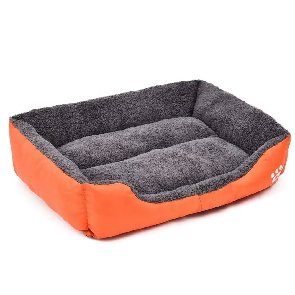 Large Pet Cat Dog Bed Warm Cozy Dog House Soft Fleece Nest Dog Baskets House Mat Autumn Winter Waterproof Kennel