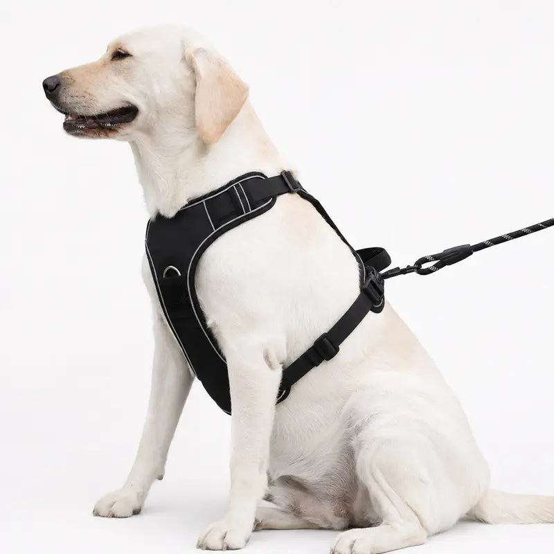 No-Pull Universal Fit Dog Harness - Chew-Proof Polyurethane Puppy Harness, Adjustable Easy-To-Control Pet Supply for Small to Large Dogs' Walking Safety