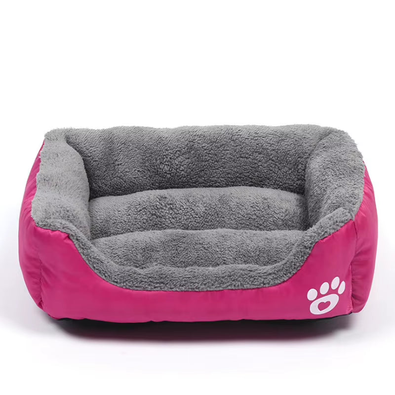 Large Pet Cat Dog Bed Warm Cozy Dog House Soft Fleece Nest Dog Baskets House Mat Autumn Winter Waterproof Kennel