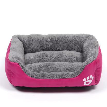 Large Pet Cat Dog Bed Warm Cozy Dog House Soft Fleece Nest Dog Baskets House Mat Autumn Winter Waterproof Kennel