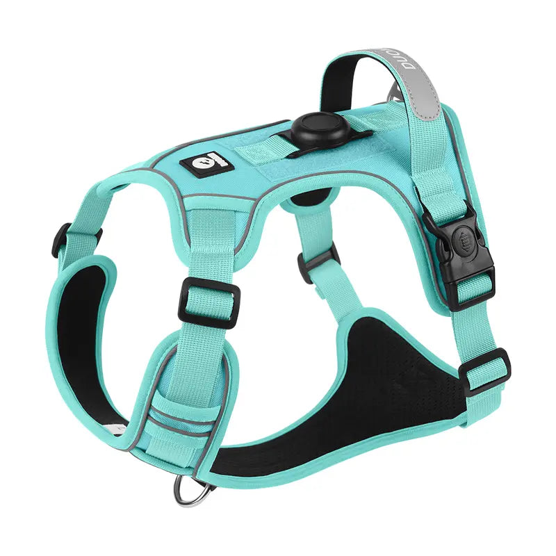 No-Pull Universal Fit Dog Harness - Chew-Proof Polyurethane Puppy Harness, Adjustable Easy-To-Control Pet Supply for Small to Large Dogs' Walking Safety