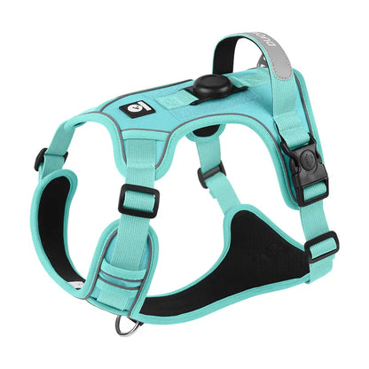 No-Pull Universal Fit Dog Harness - Chew-Proof Polyurethane Puppy Harness, Adjustable Easy-To-Control Pet Supply for Small to Large Dogs' Walking Safety