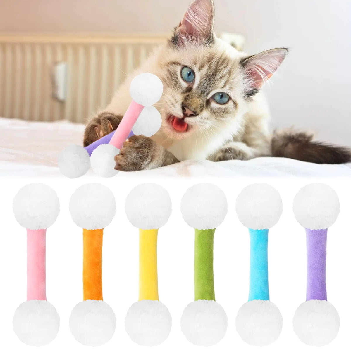 KittyJoy Catnip Kicker Set 6-Pack