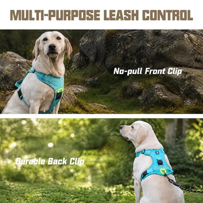 No-Pull Universal Fit Dog Harness - Chew-Proof Polyurethane Puppy Harness, Adjustable Easy-To-Control Pet Supply for Small to Large Dogs' Walking Safety