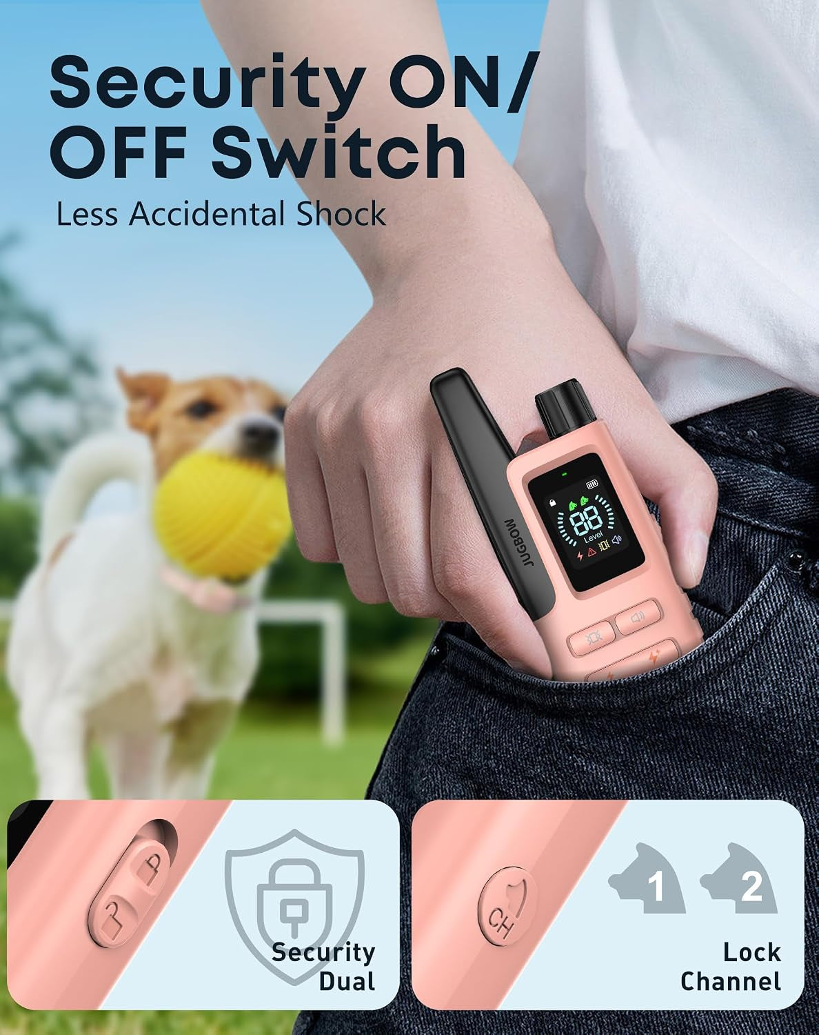 Dog Shock Collar - 4500FT Dog Training Collar with Remote
