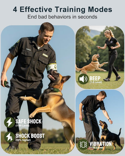 Dog Shock Collar - 4500FT Dog Training Collar with Remote for 10-120Lbs Dog