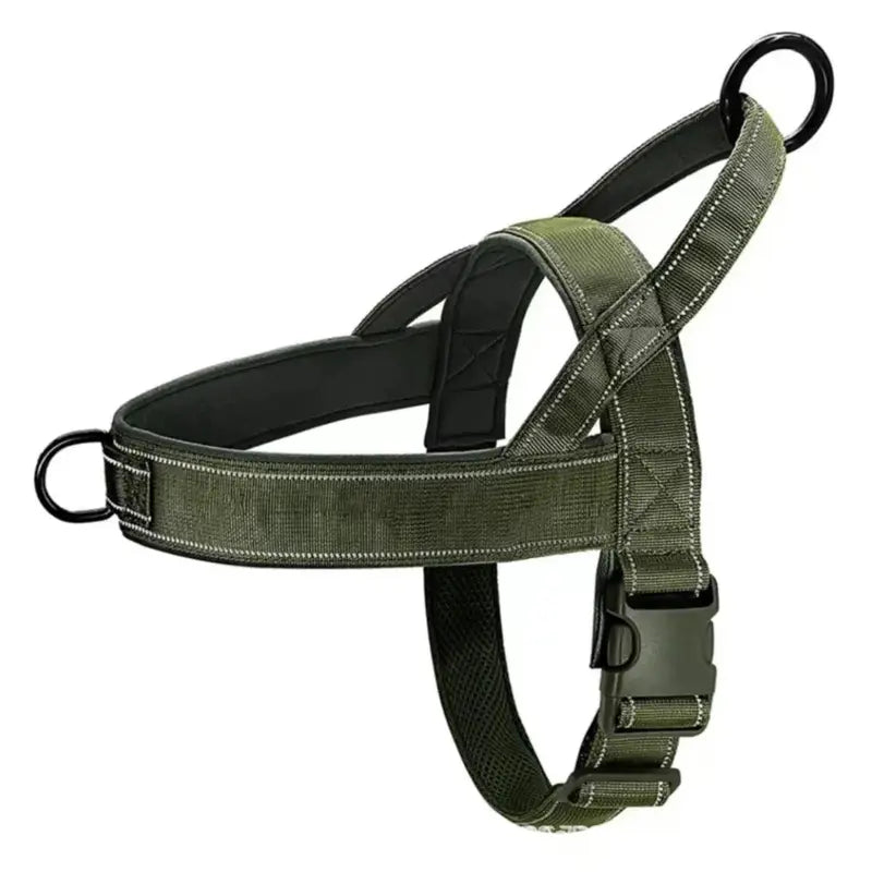 No Pull Dog Harness for German Shepherd, Golden Retriever, Border Collie - Easy-Fit Adjustable, Chafe-Resistant, Safe, Secure, Lightweight Pet Vest Harness for Camping, Daily Stroll, Walking Training Outdoor Supplies