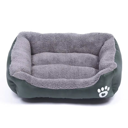 Large Pet Cat Dog Bed Warm Cozy Dog House Soft Fleece Nest Dog Baskets House Mat Autumn Winter Waterproof Kennel