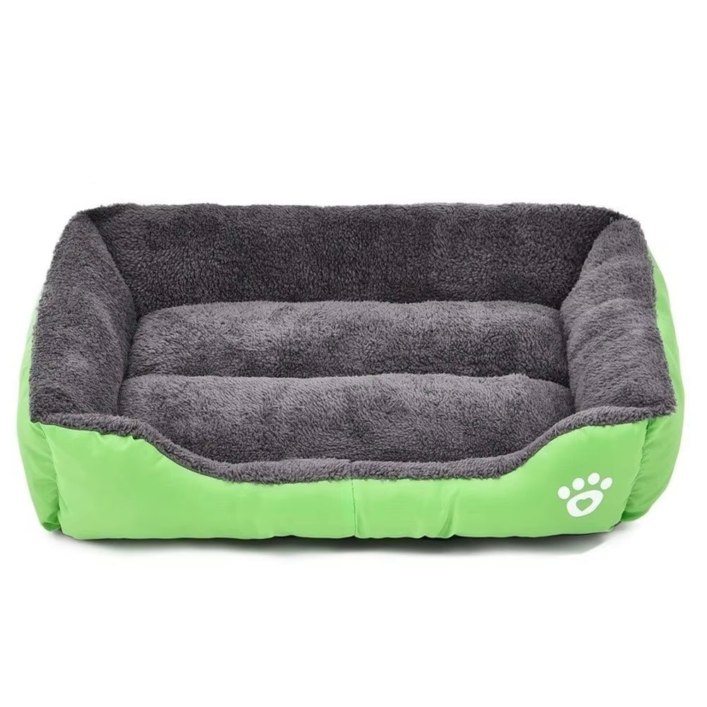 Large Pet Cat Dog Bed Warm Cozy Dog House Soft Fleece Nest Dog Baskets House Mat Autumn Winter Waterproof Kennel